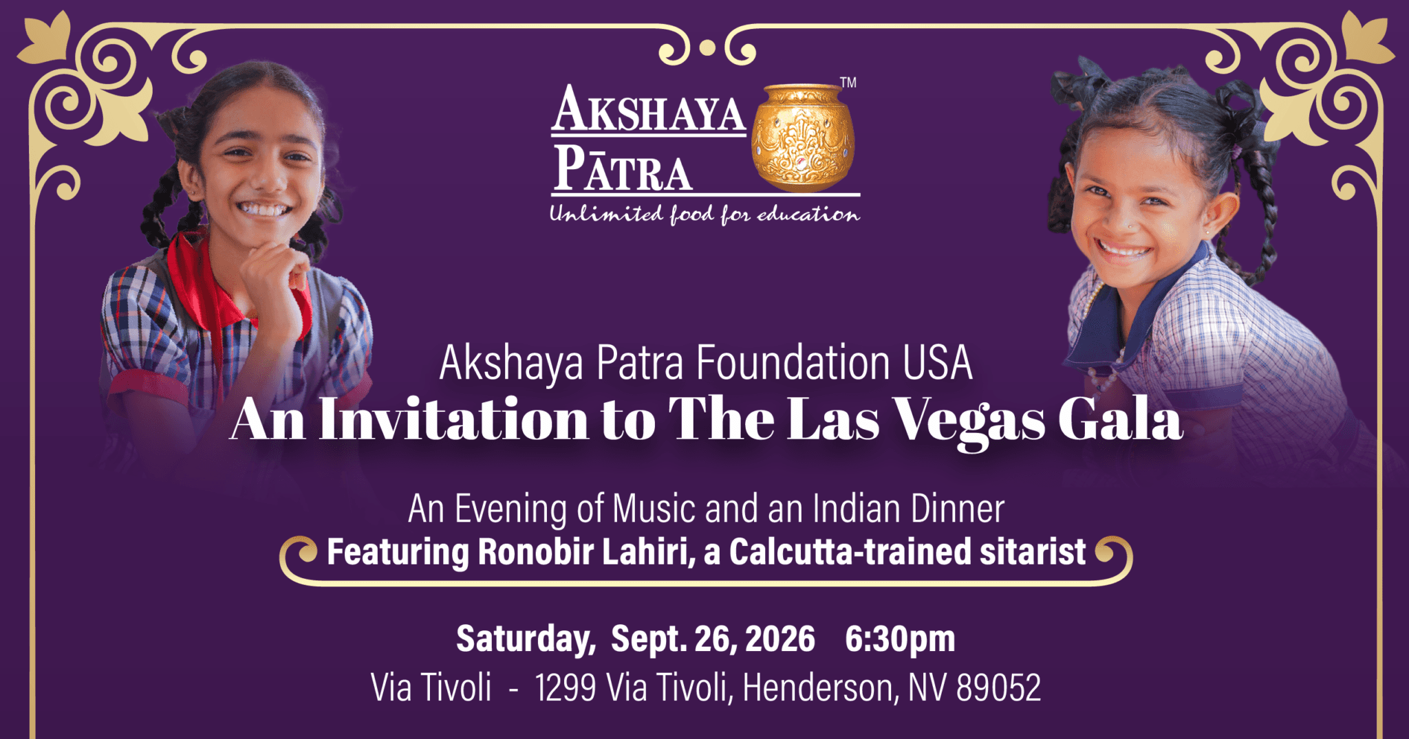 Akshaya Patra Foundation USA Las Vegas Gala