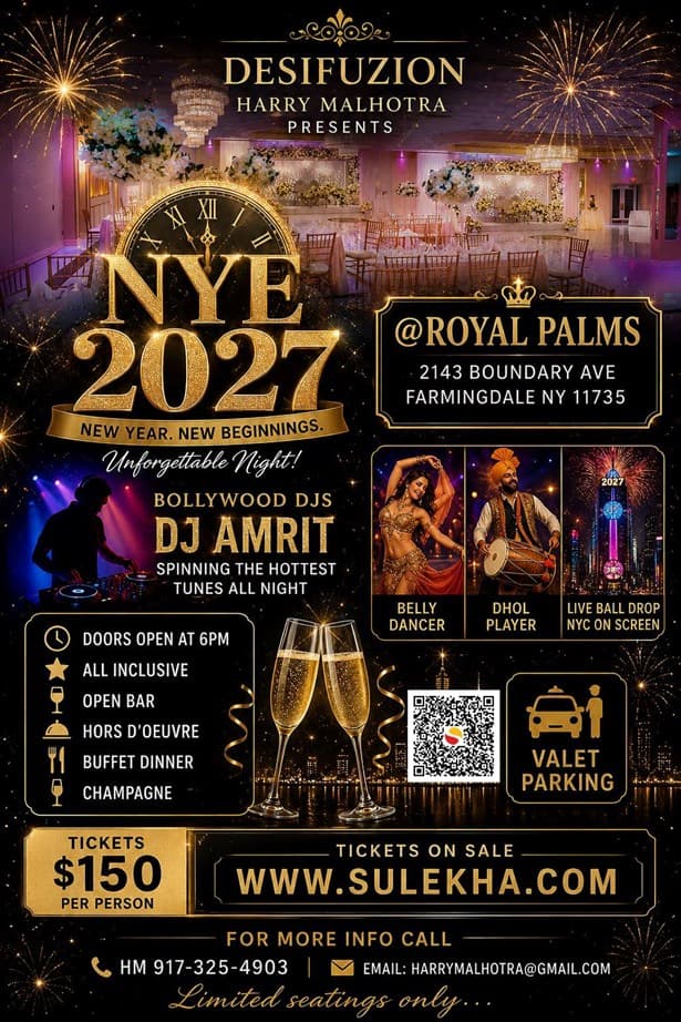 NYE 2027 – New Year & New Beginnings With DJ Amrit In NY