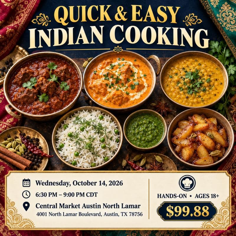 Quick & Easy Indian Cooking Class
