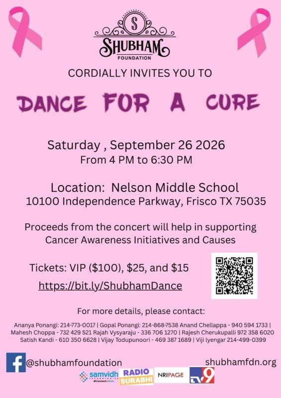 Dance for a Cure - Shubham Foundation