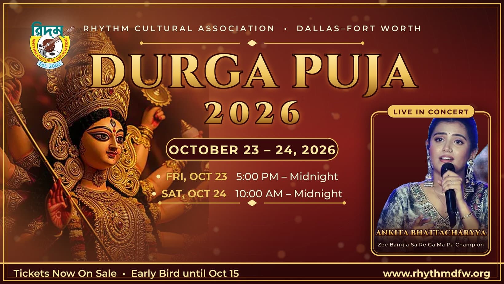 Rhythm's Durga Puja 2026
