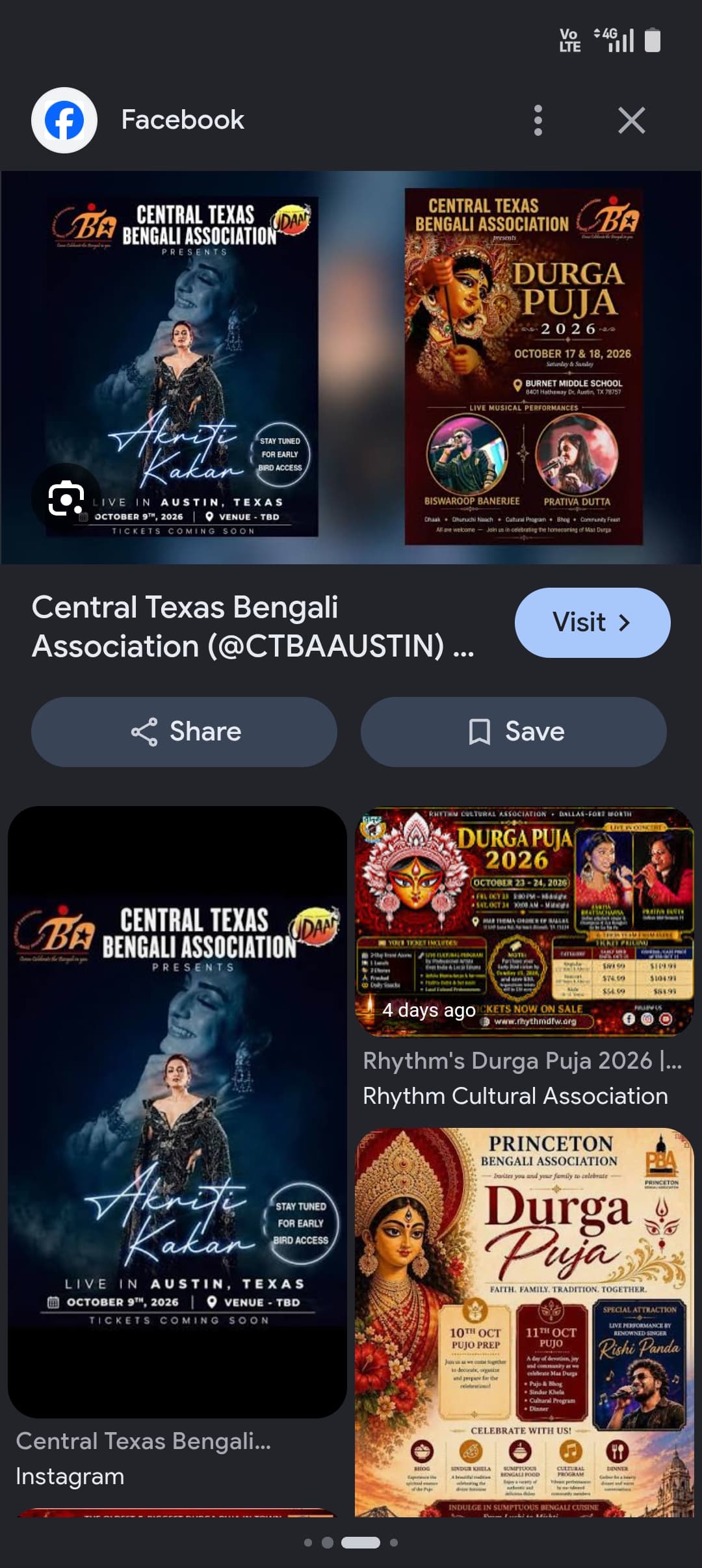 Durga Puja 2026 - Central Texas Bengali Association