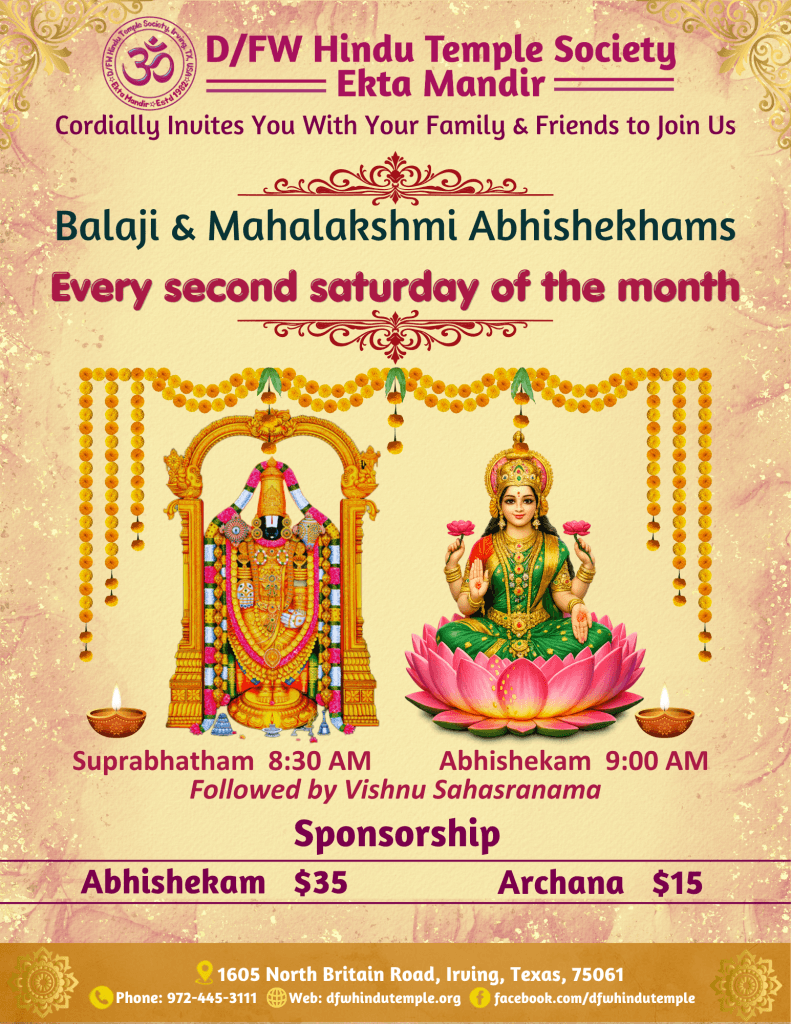 Balaji Abhishekam